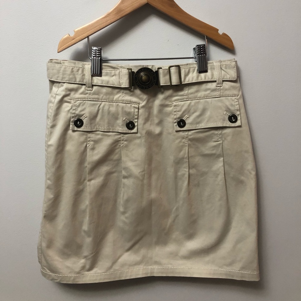 Burberry classic belted pocket skirt